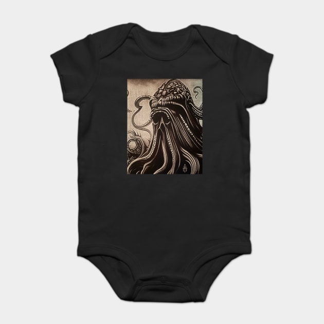 Cthulhu World Conqueror Baby Bodysuit by Grave Digs